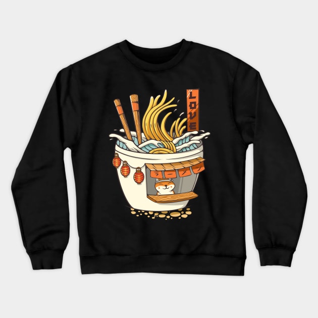 Ramen Shop Crewneck Sweatshirt by footmark studio